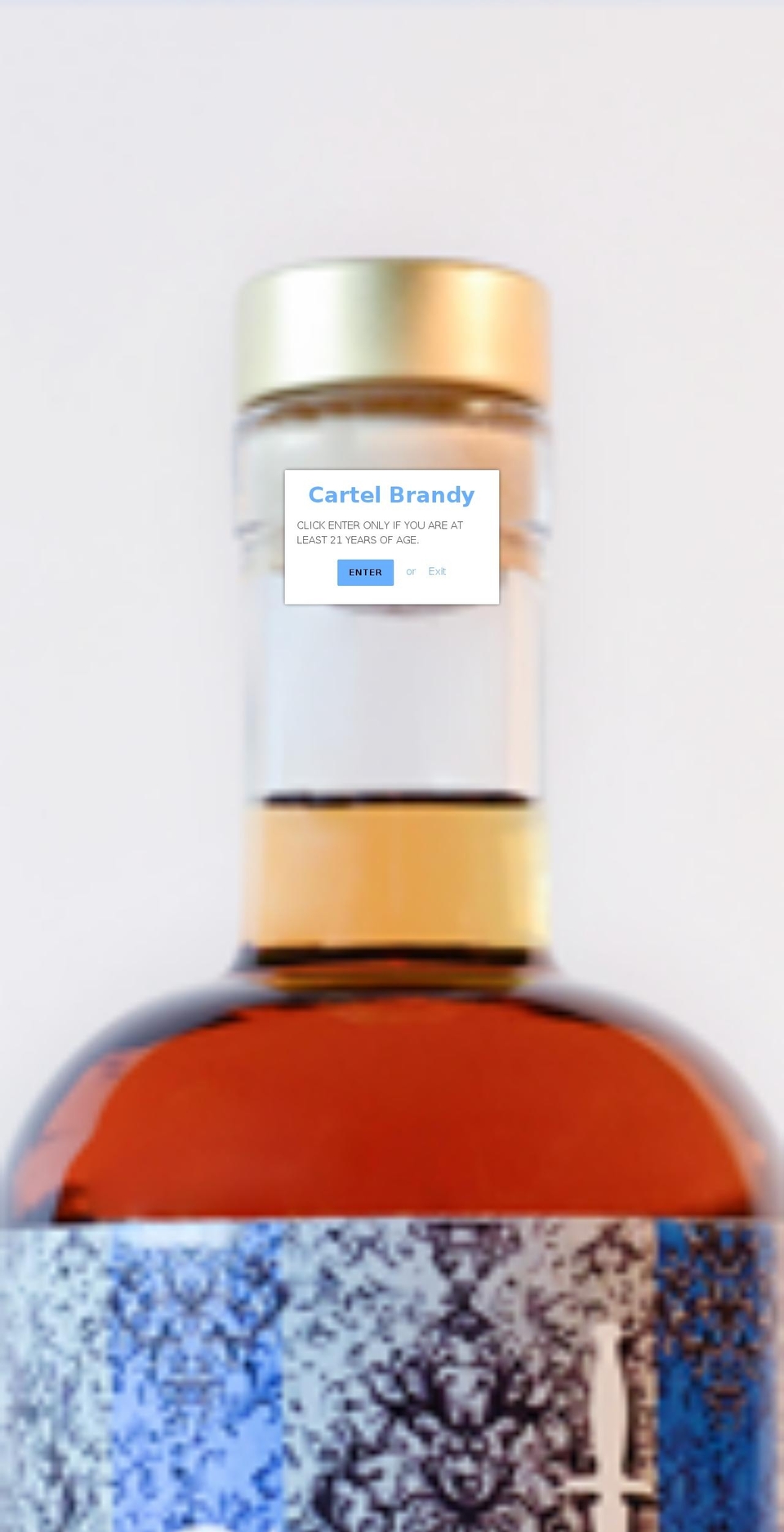 cartelbrandy.com — Shopify storefront screenshot