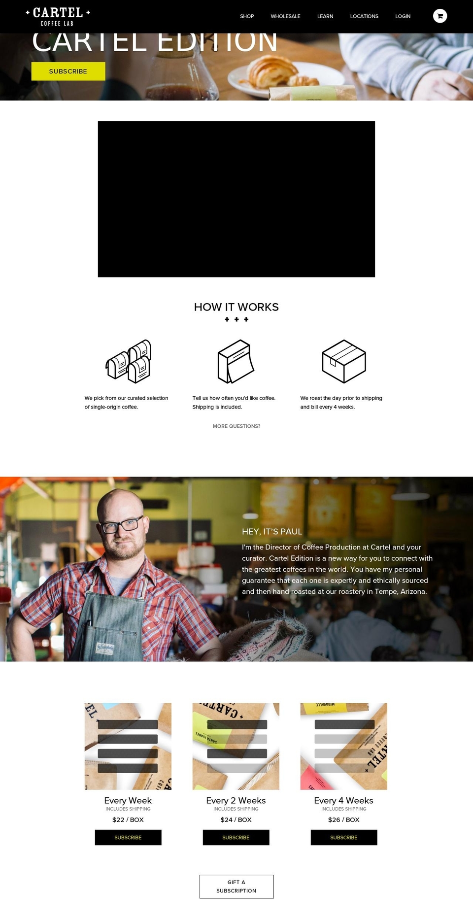 carteledition.com — Shopify storefront screenshot