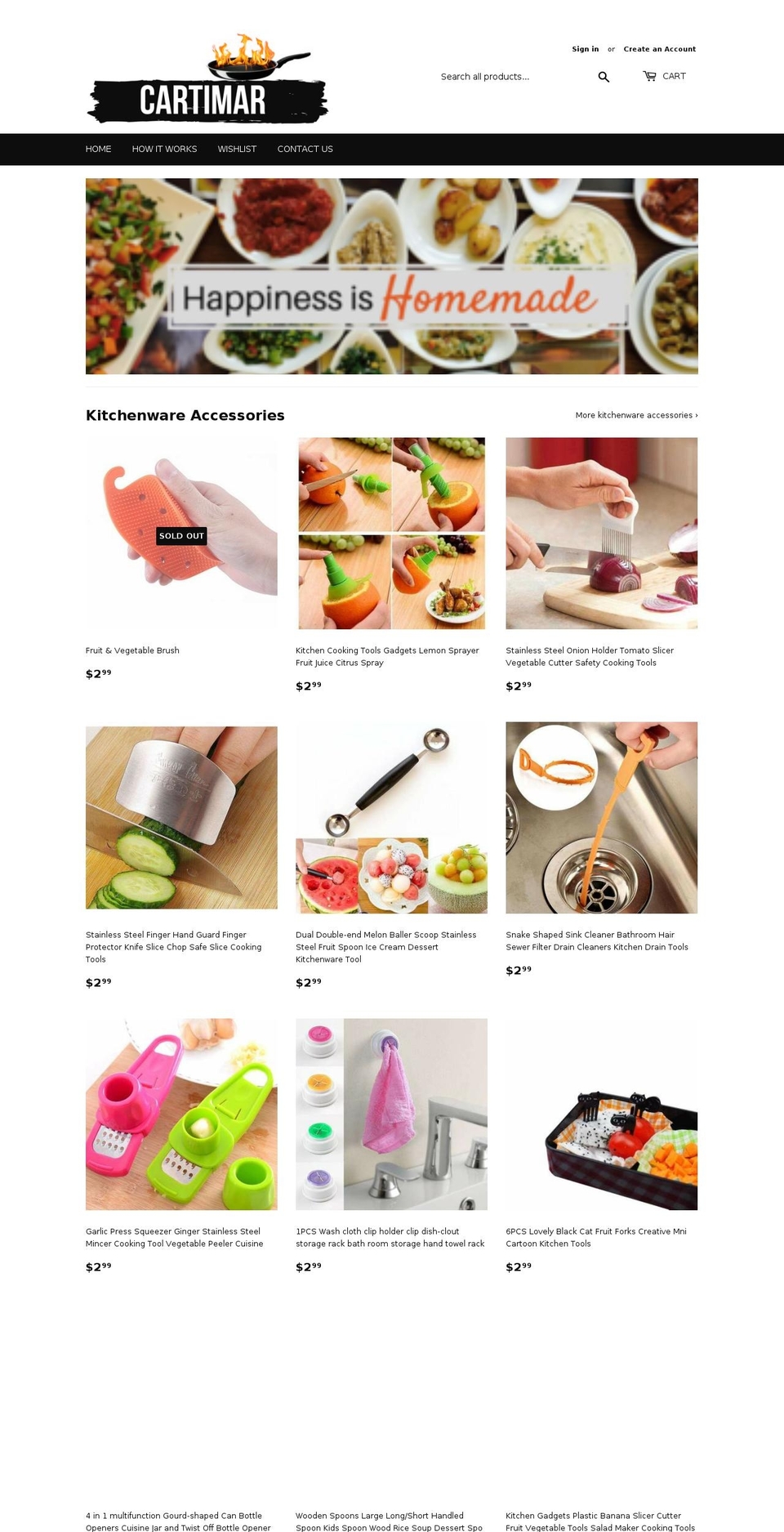 cartimar.com — Shopify storefront screenshot