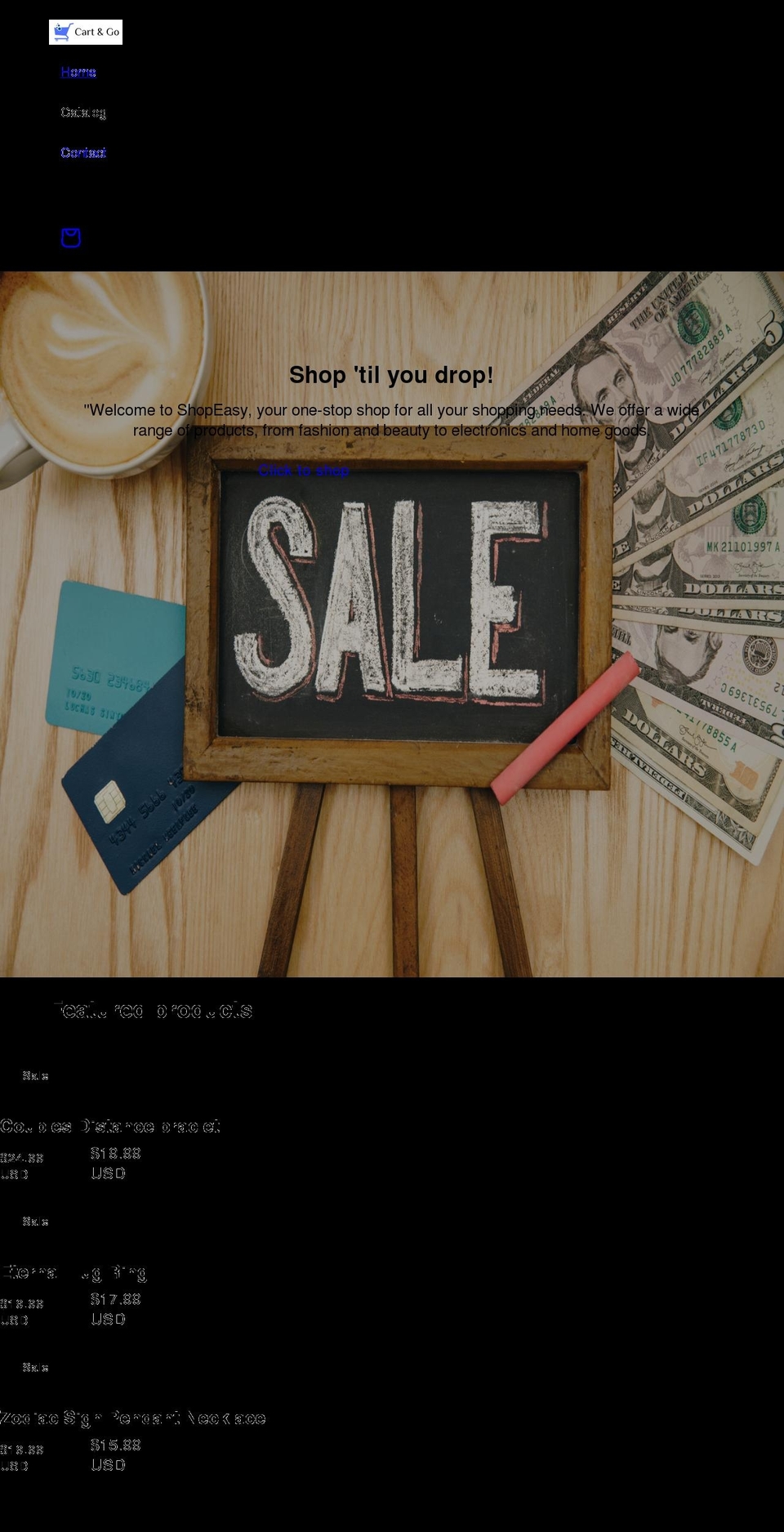 cartngo.store shopify website screenshot