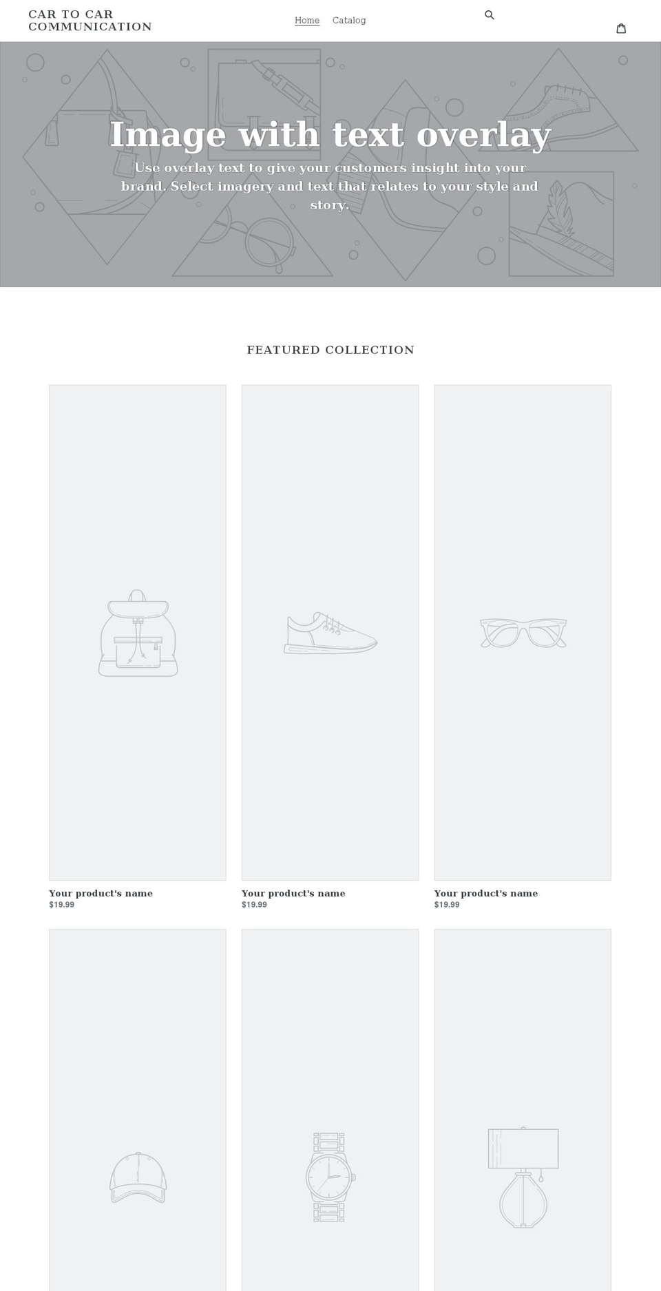 cartocarcommunication.com shopify website screenshot