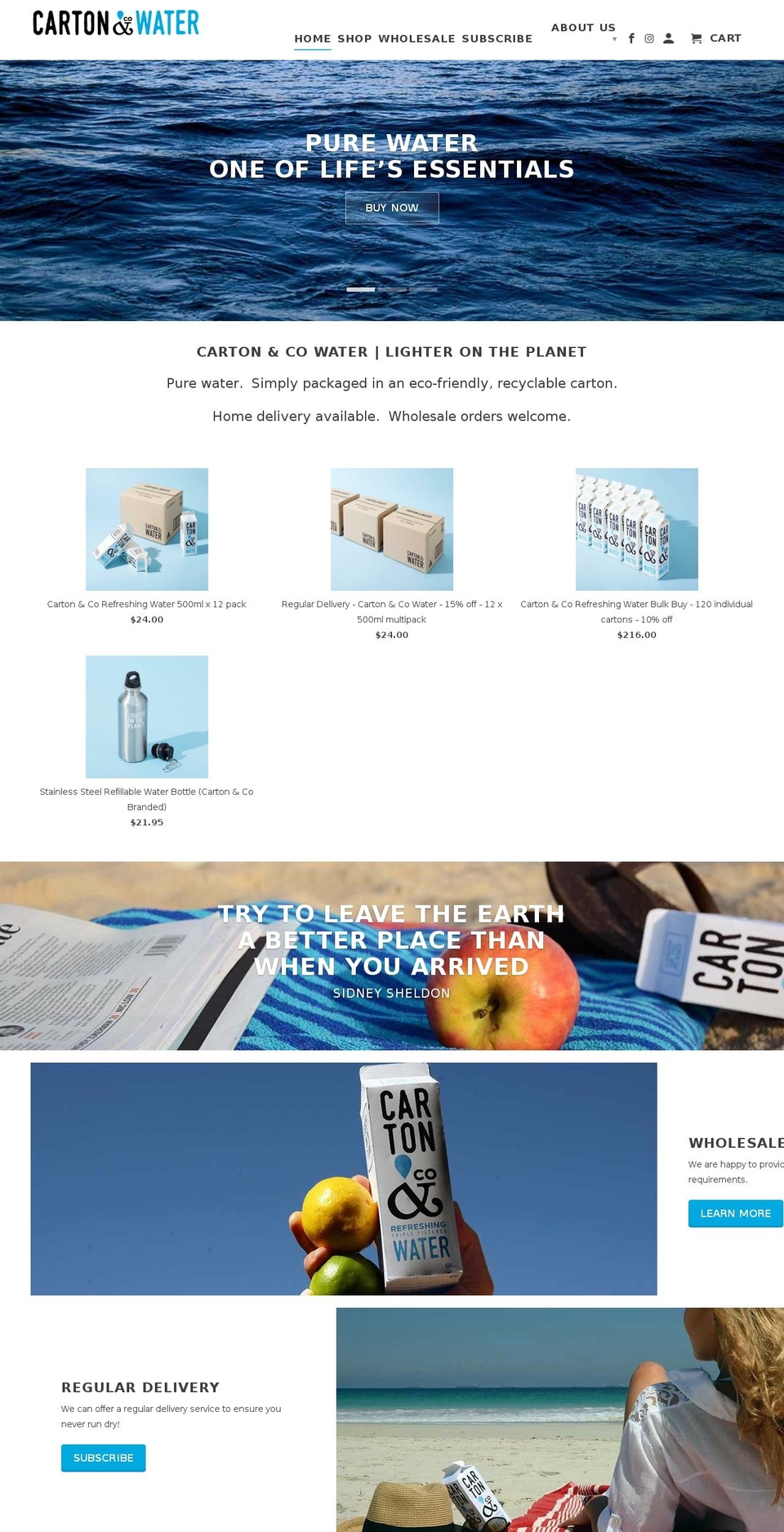 cartonandco.com.au shopify website screenshot