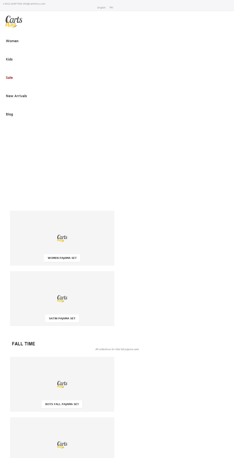 cartshoo.com shopify website screenshot