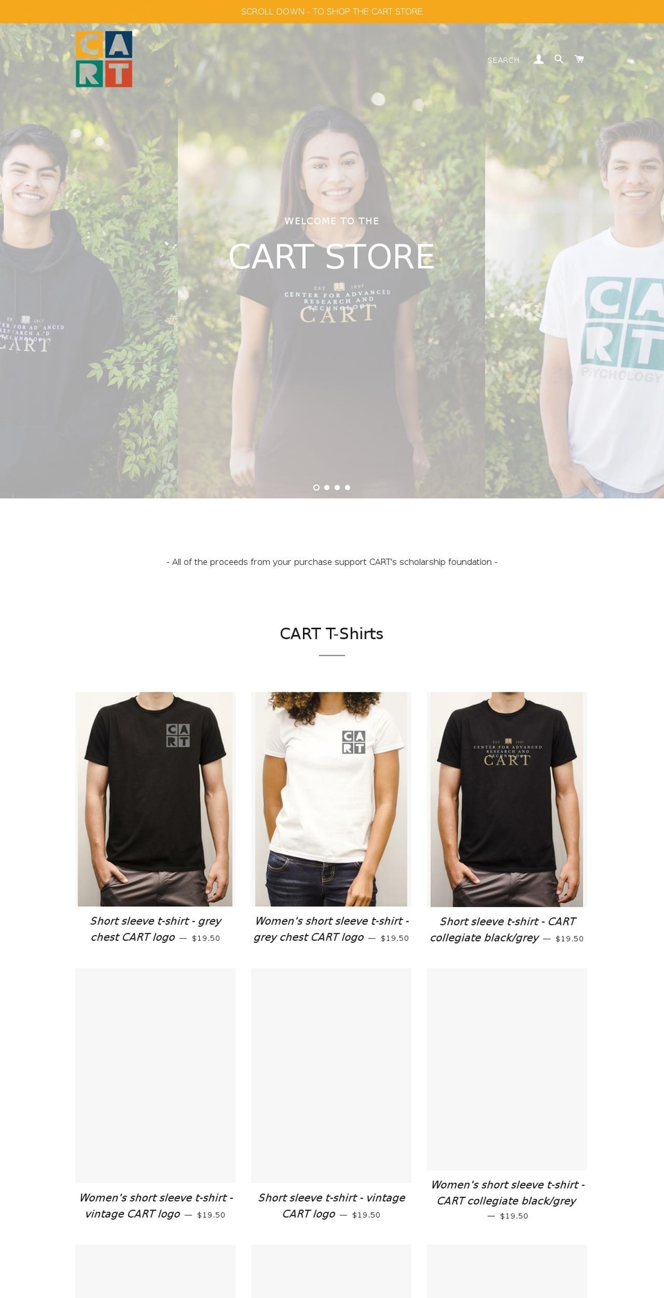 cartstore.org shopify website screenshot