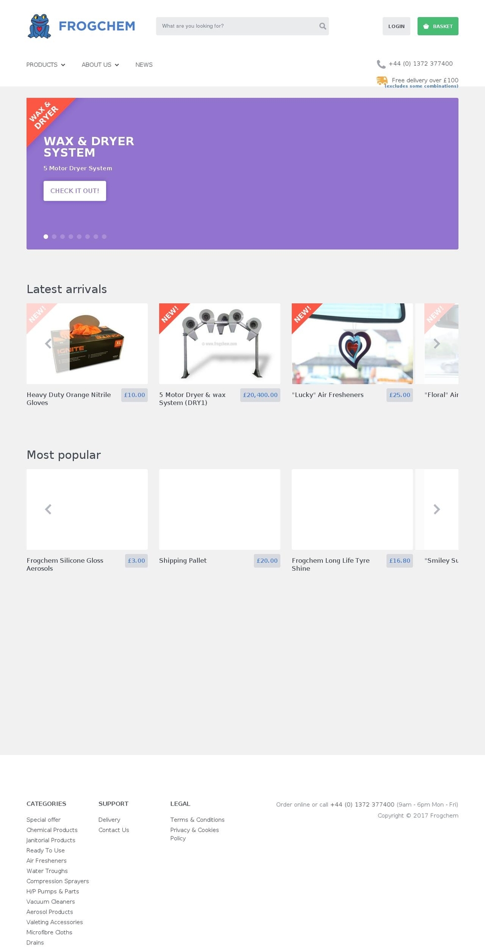 carwashsupermarket.com — Shopify storefront screenshot