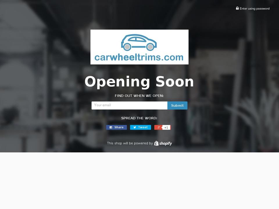 carwheeltrims.com shopify website screenshot