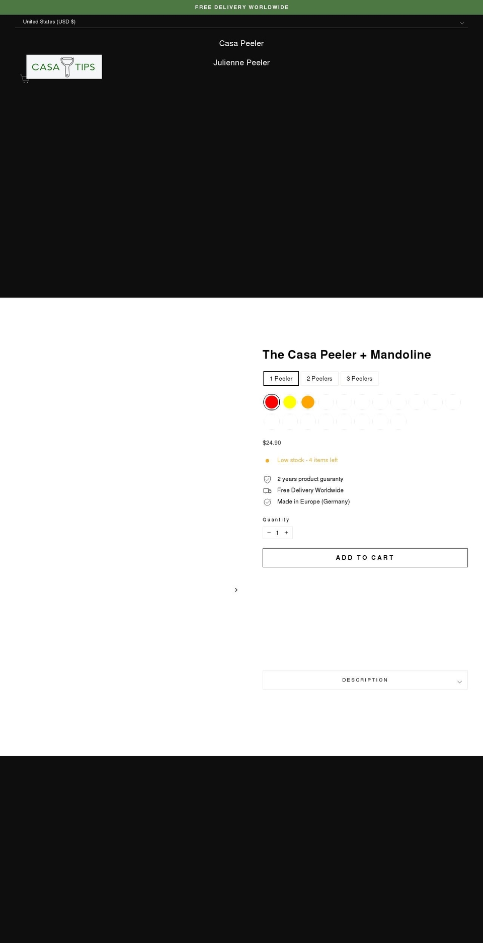 casa-tips.com shopify website screenshot