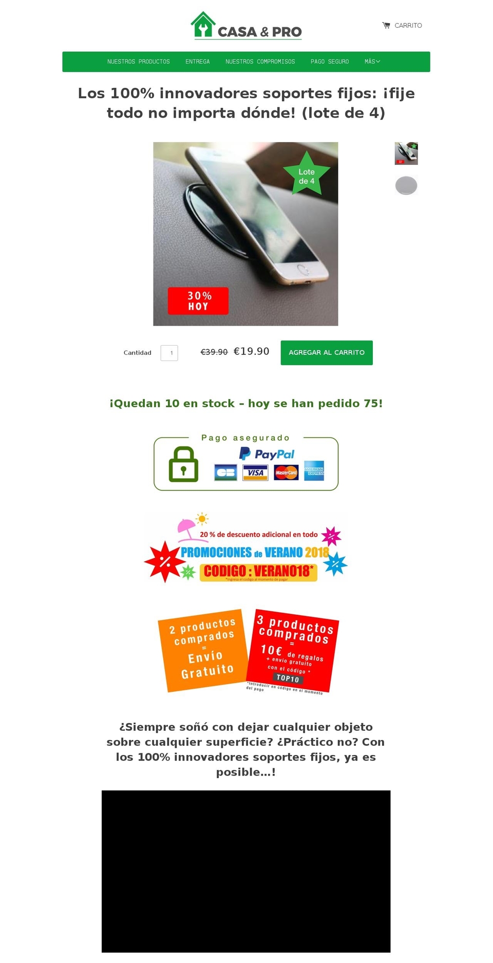 casa-y-pro.myshopify.com shopify website screenshot