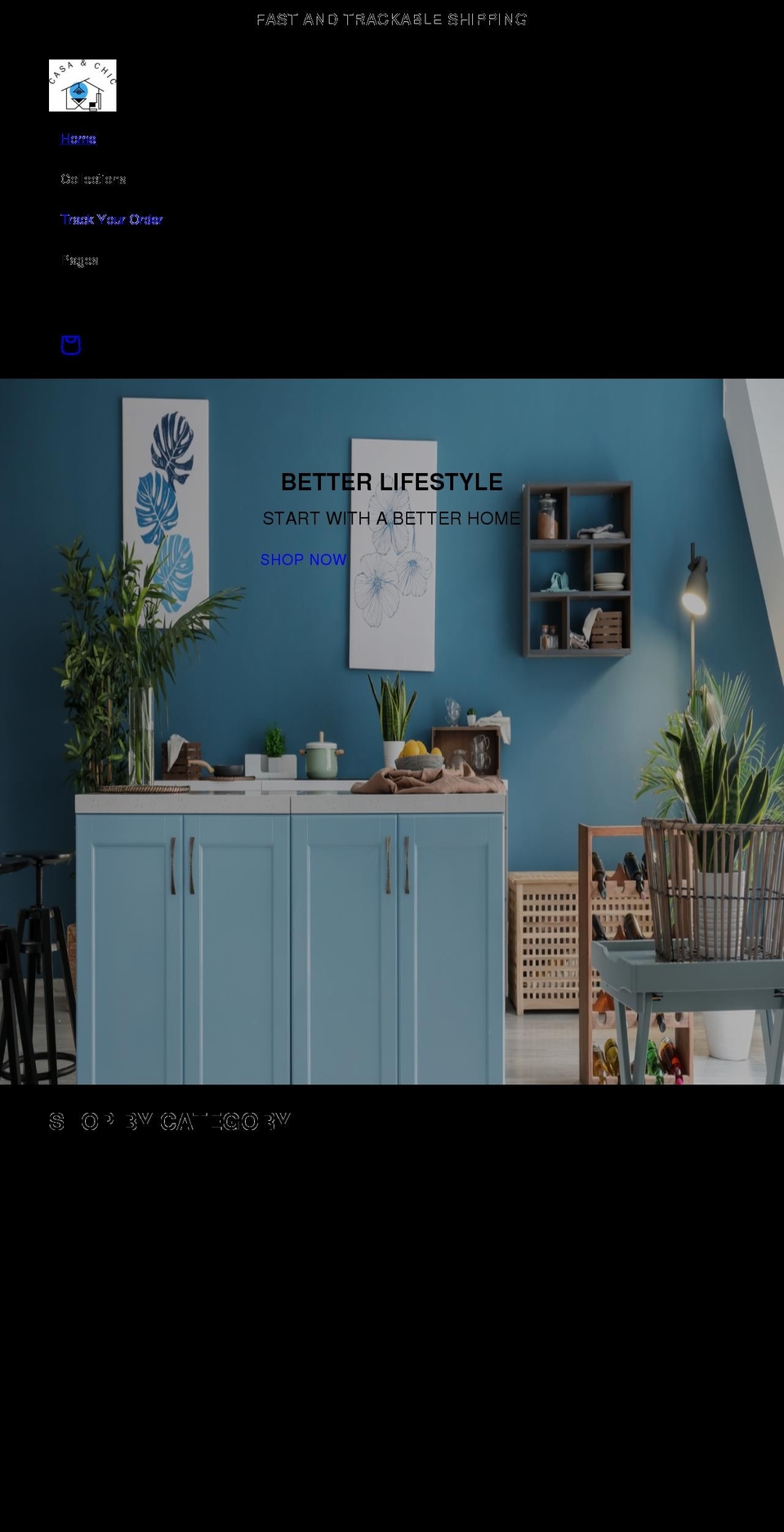 casaandchic.com shopify website screenshot