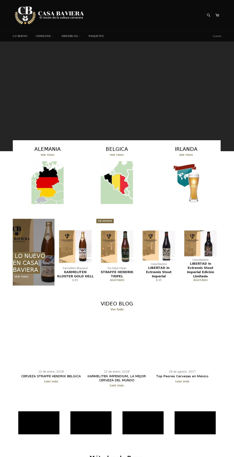 casabaviera.com — Shopify storefront screenshot