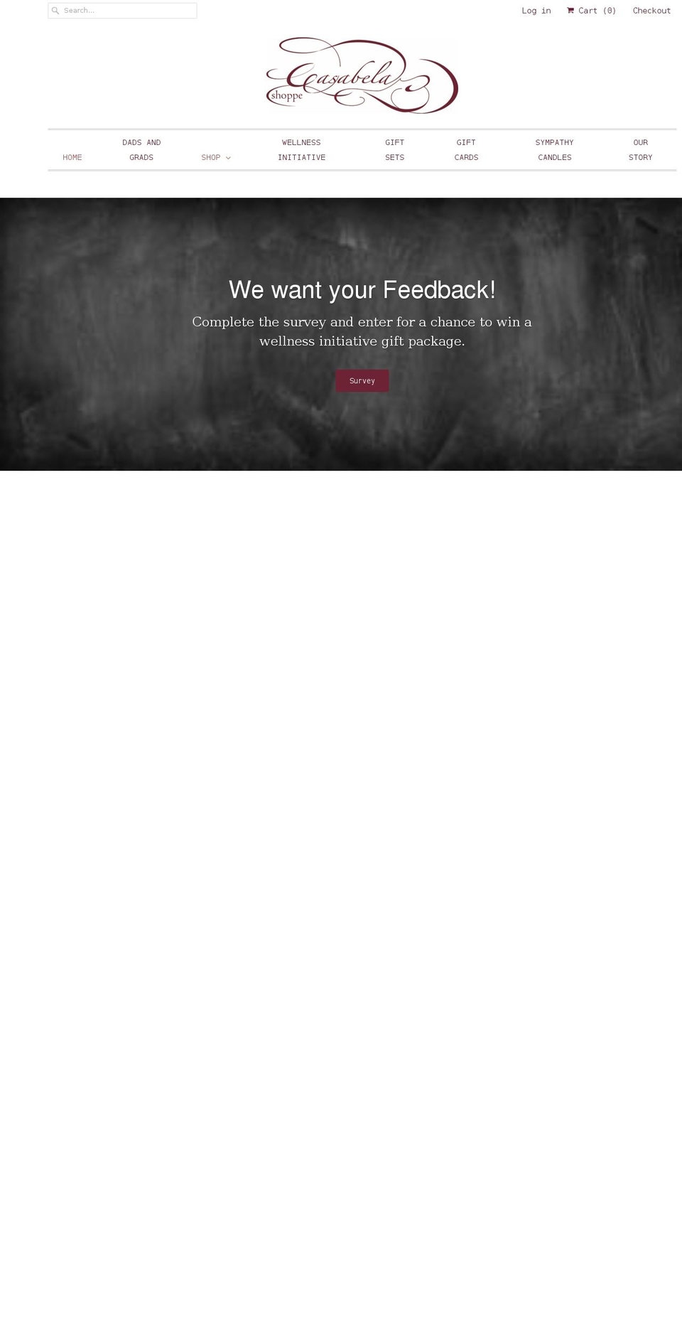 casabelashoppe.com shopify website screenshot