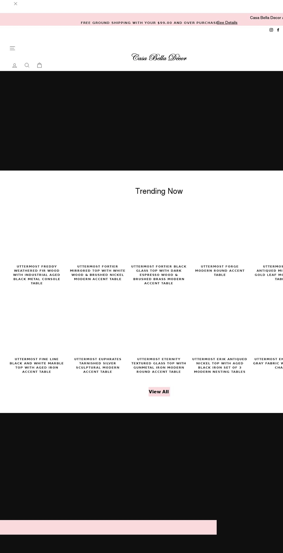 casabelladecor.net shopify website screenshot