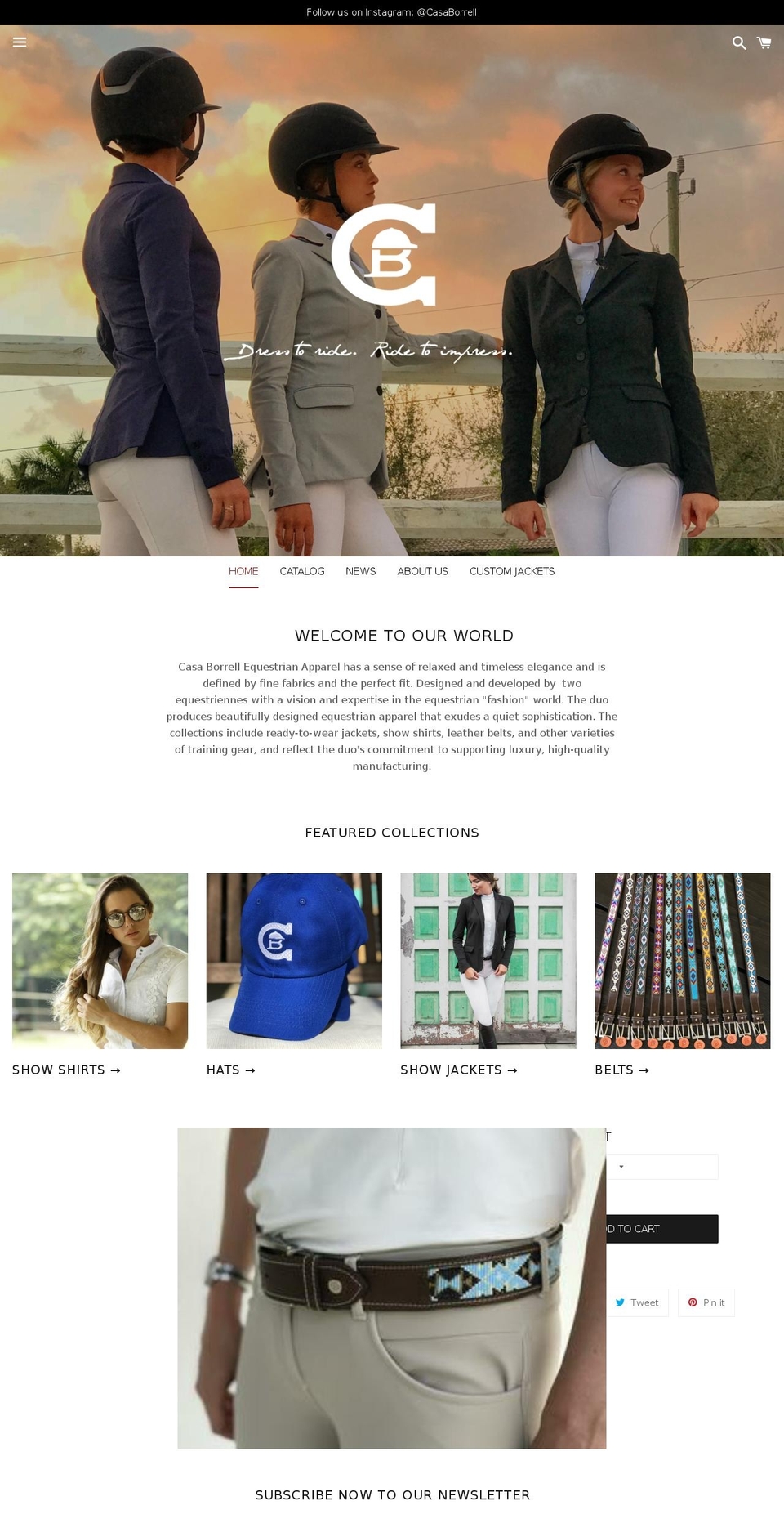casaborrell.com — Shopify storefront screenshot