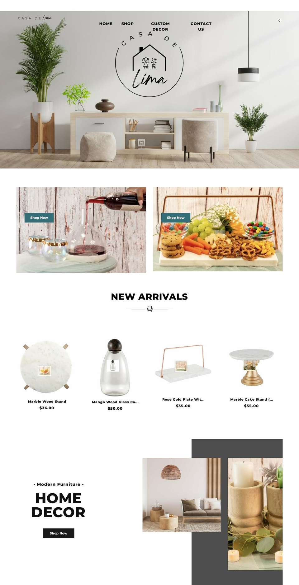 Intraart- Shopify theme site example casadelima.com