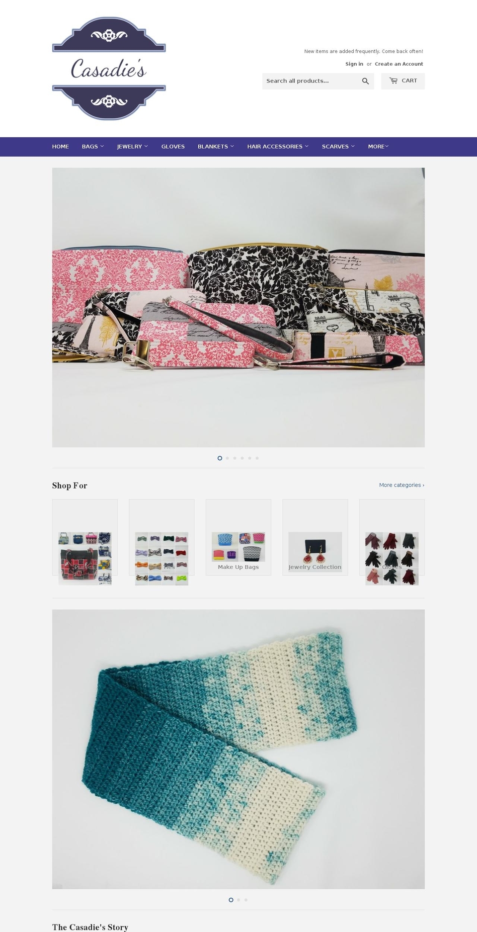 casadies.com — Shopify storefront screenshot