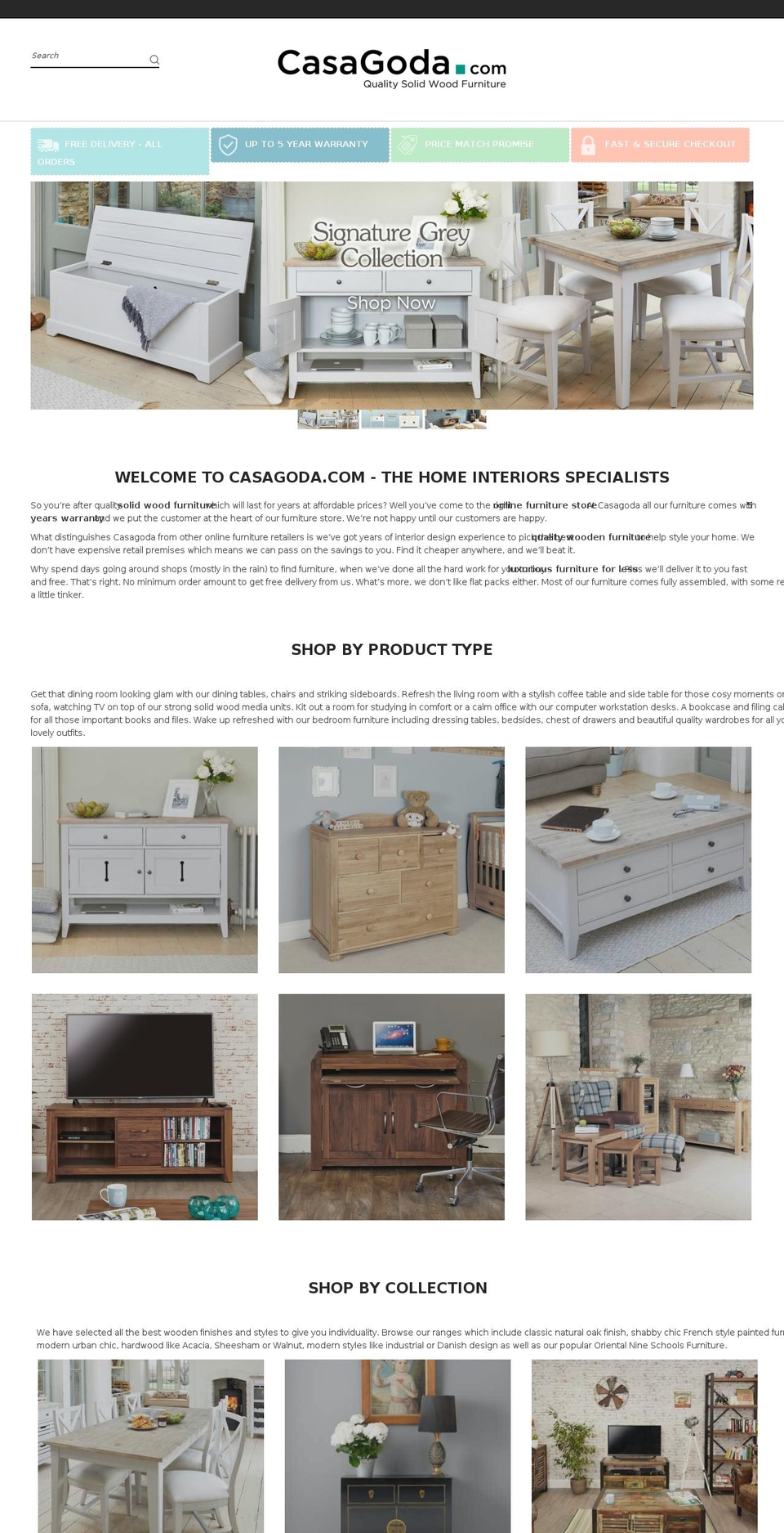 casagoda.com — Shopify storefront screenshot