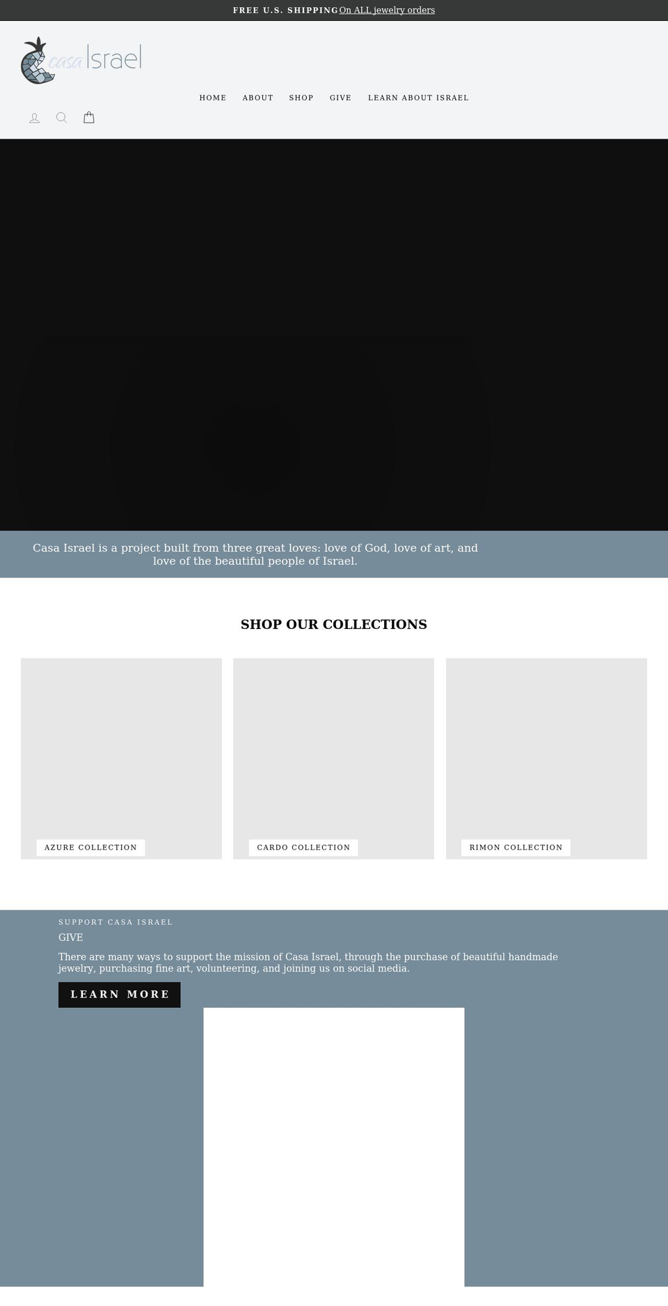 casaisrael.com shopify website screenshot