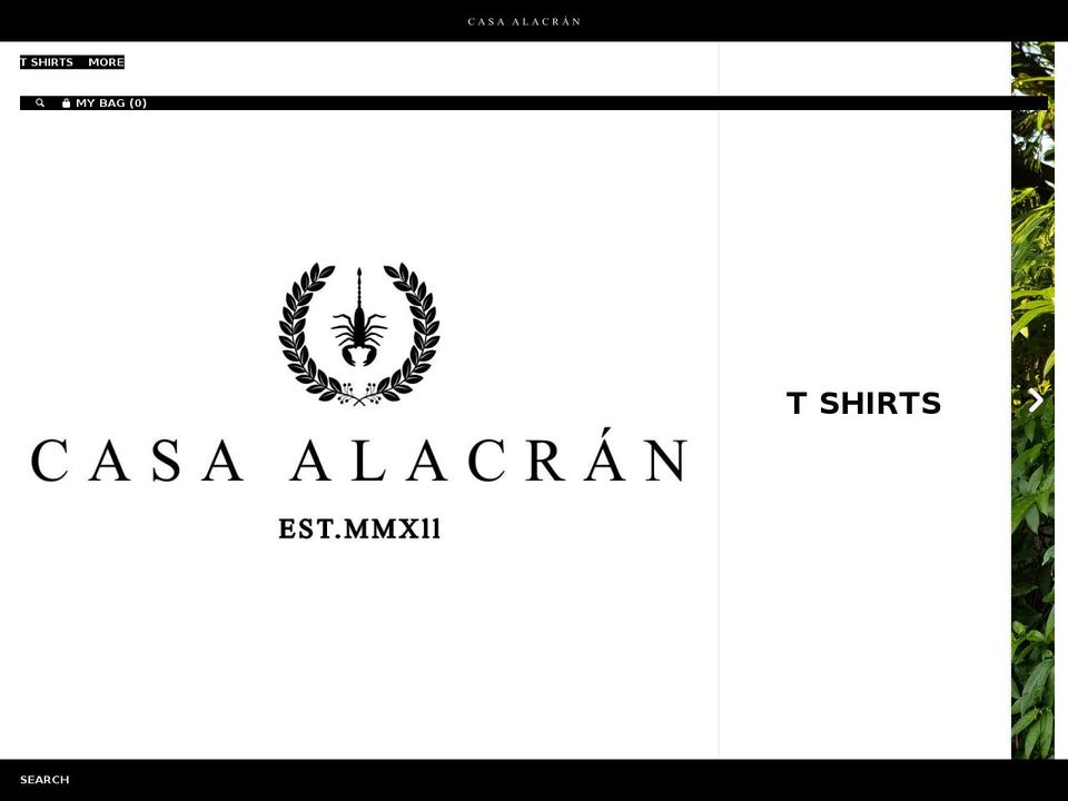casalacran.com — Shopify storefront screenshot