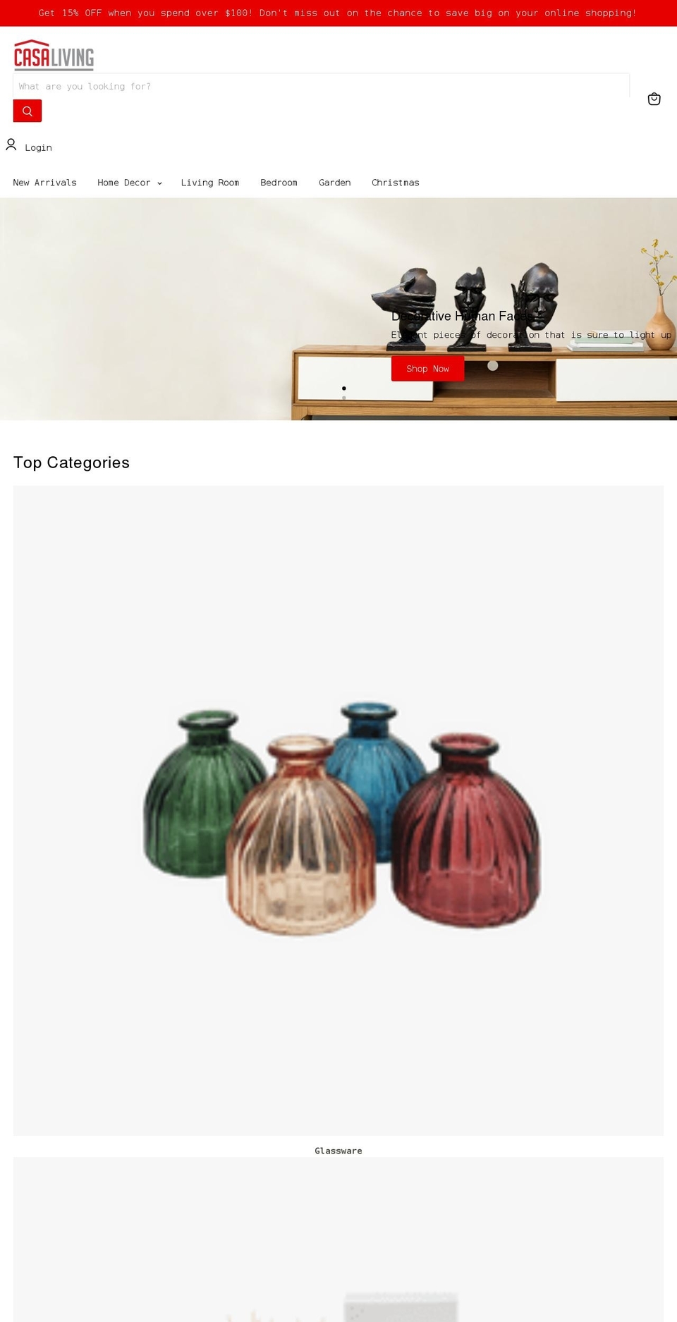 casaliving.com.au shopify website screenshot