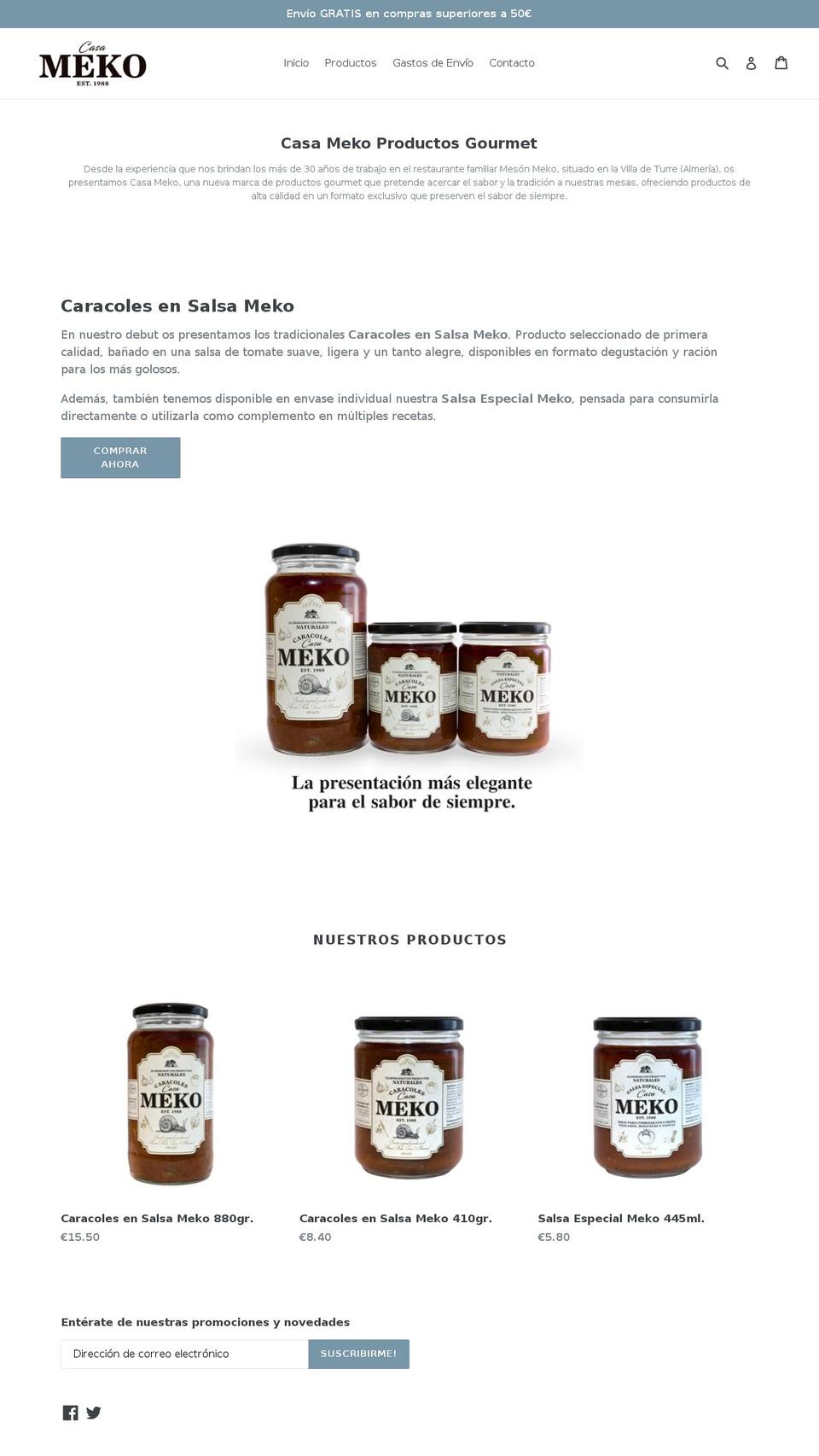 casameko.com shopify website screenshot