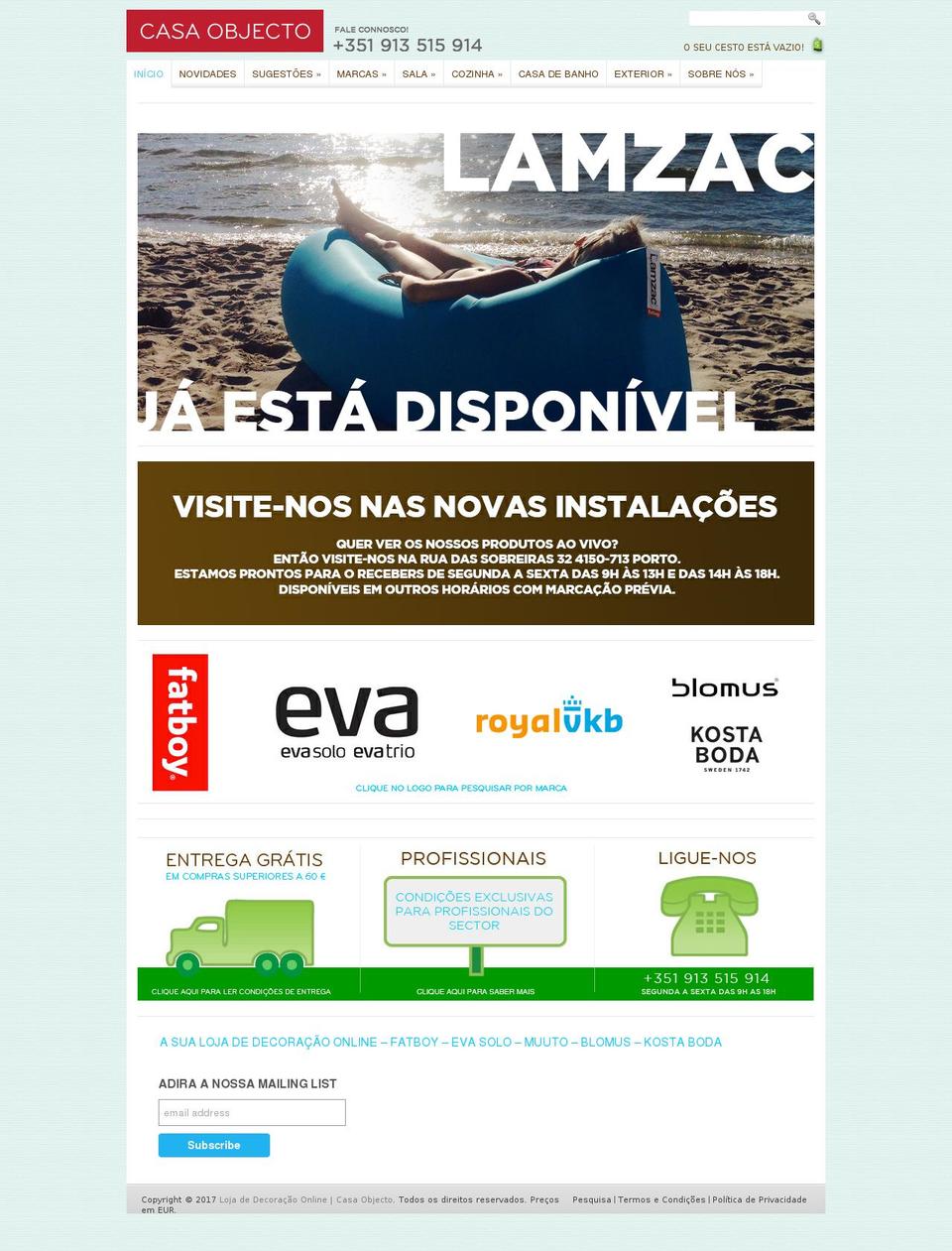 casaobjeto.com shopify website screenshot
