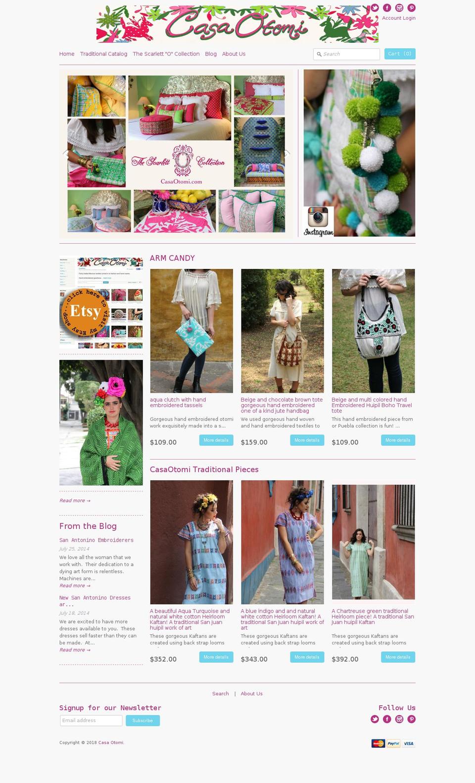 casaotomi.com — Shopify storefront screenshot