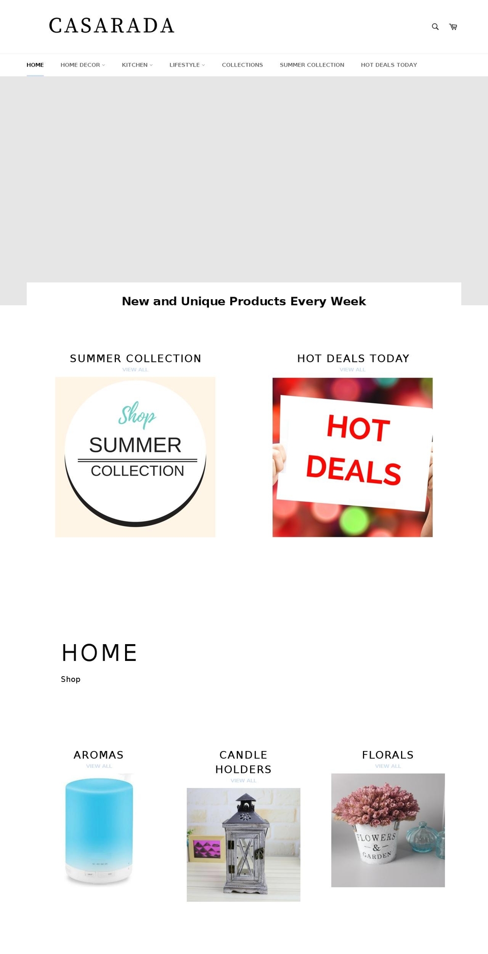 casarada.com — Shopify storefront screenshot