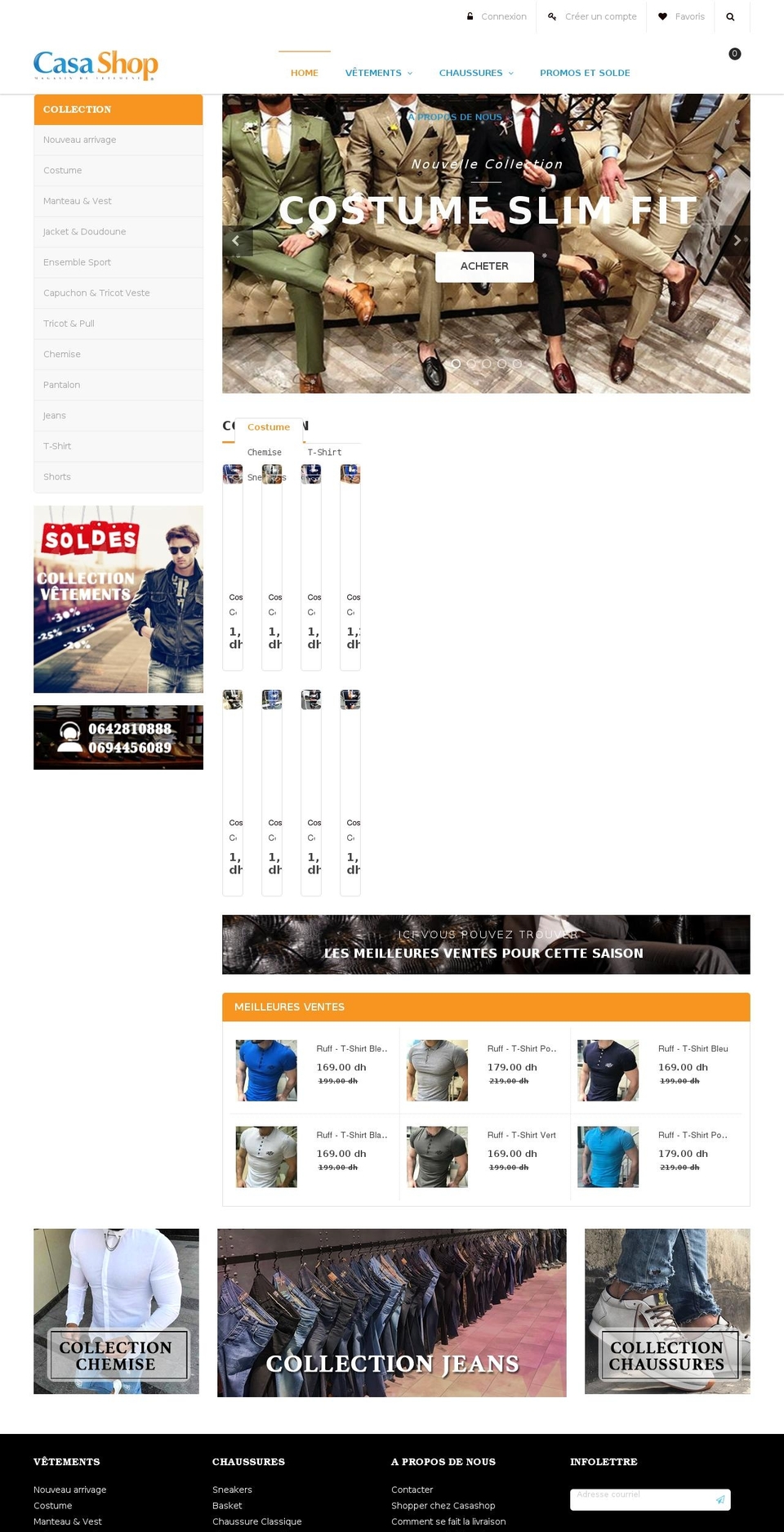 casashop.ma shopify website screenshot