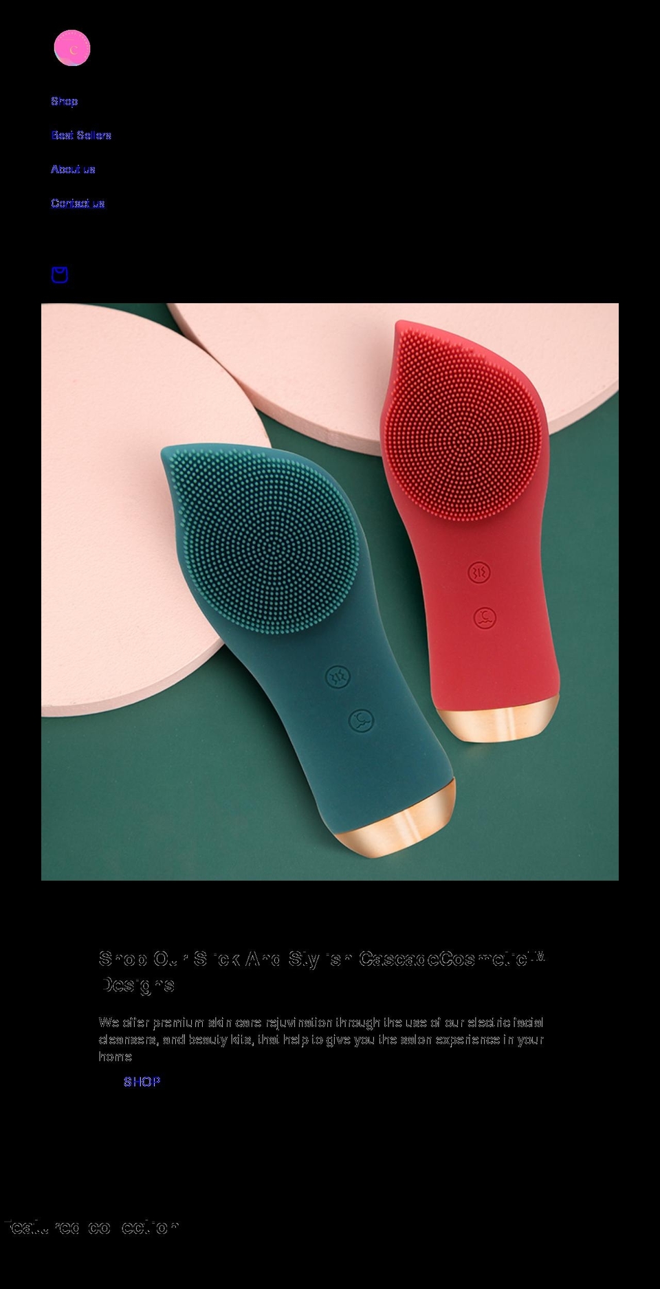 cascadecosmetics.com shopify website screenshot