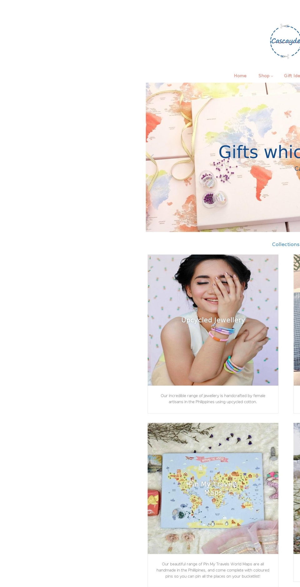 cascayde.com — Shopify storefront screenshot