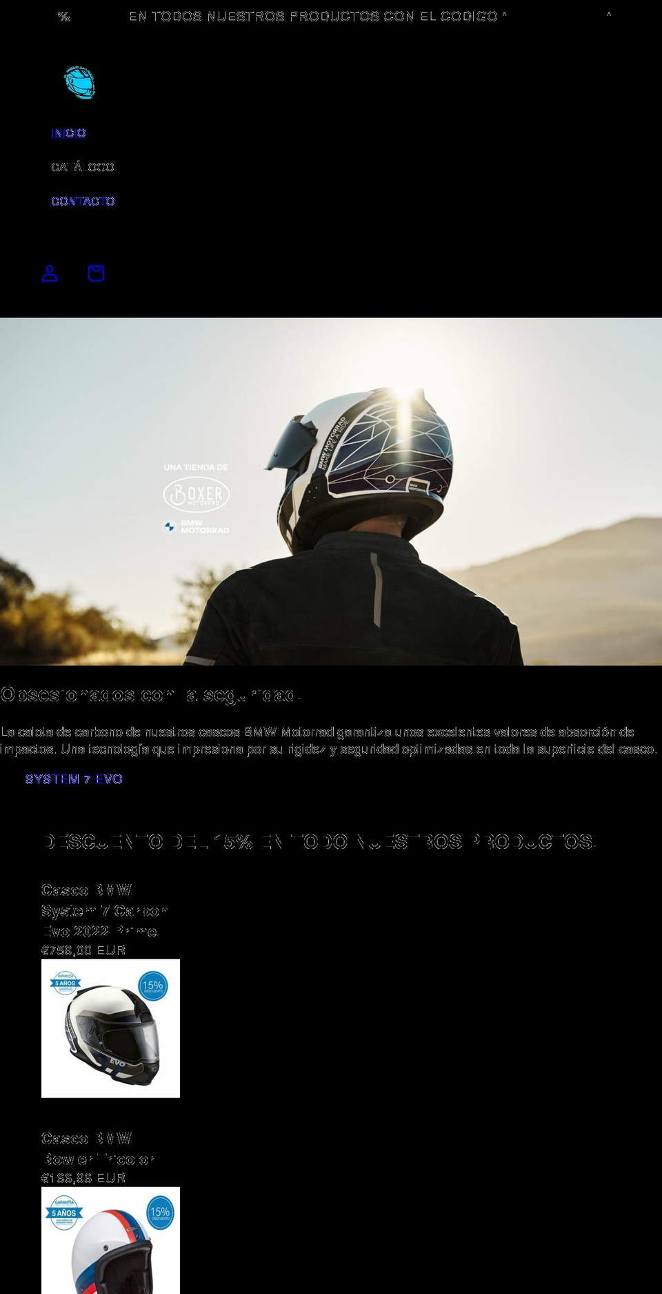 cascosbmw.com shopify website screenshot