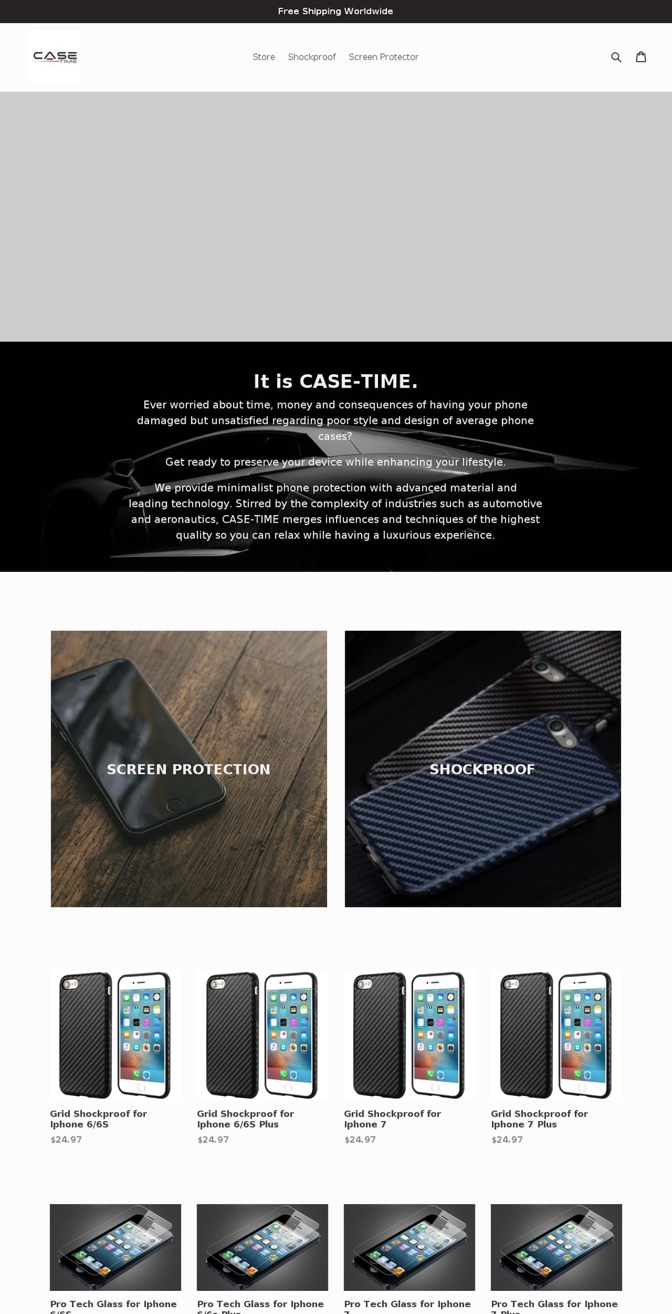 case-time.com shopify website screenshot