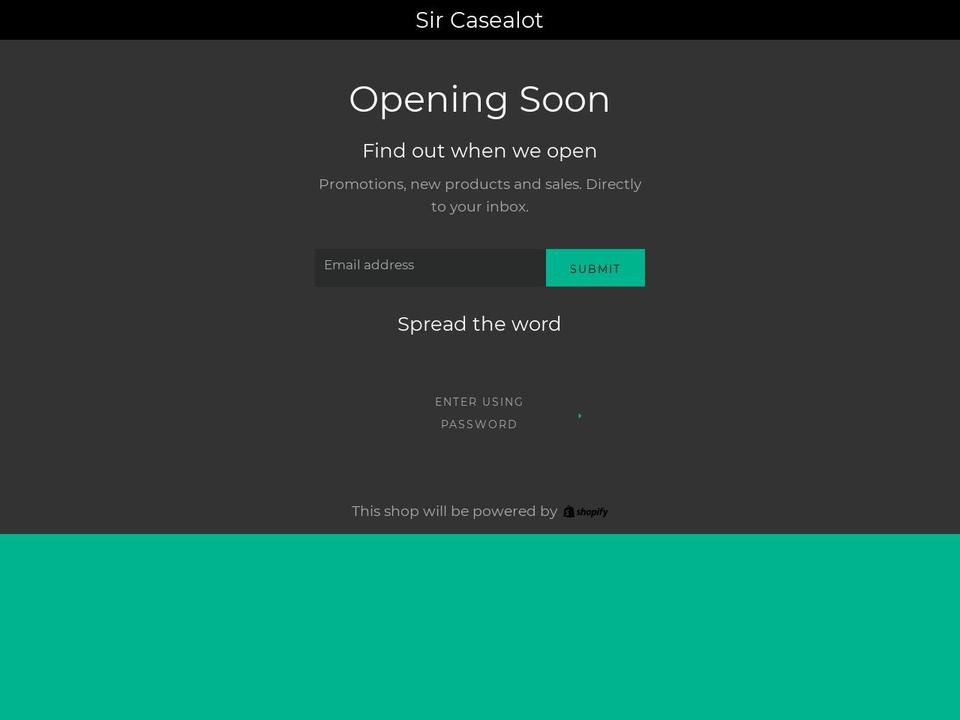casealot.com — Shopify storefront screenshot