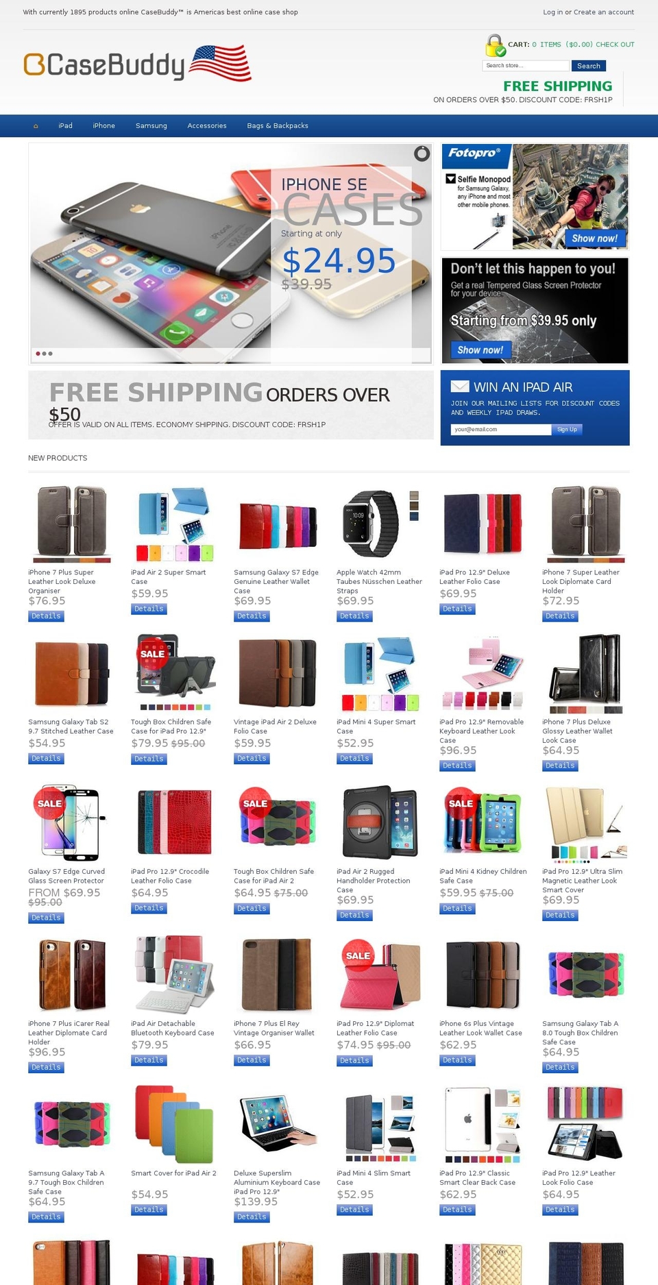 casebuddy.com shopify website screenshot