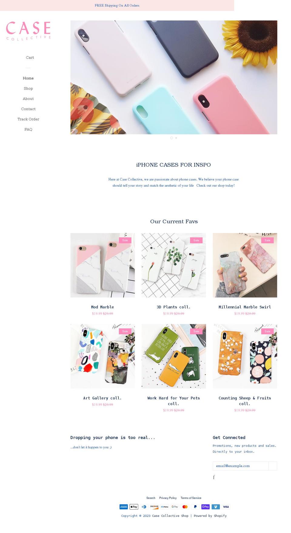 casecollective.co shopify website screenshot
