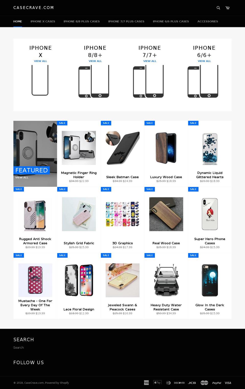 casecrave.com — Shopify storefront screenshot