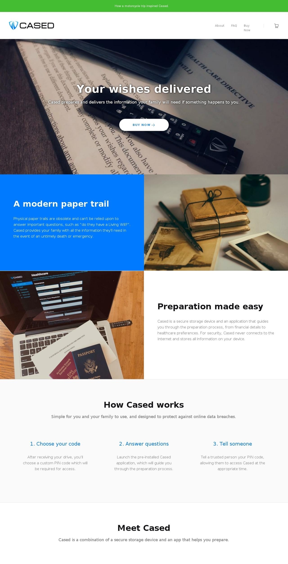cased.com — Shopify storefront screenshot