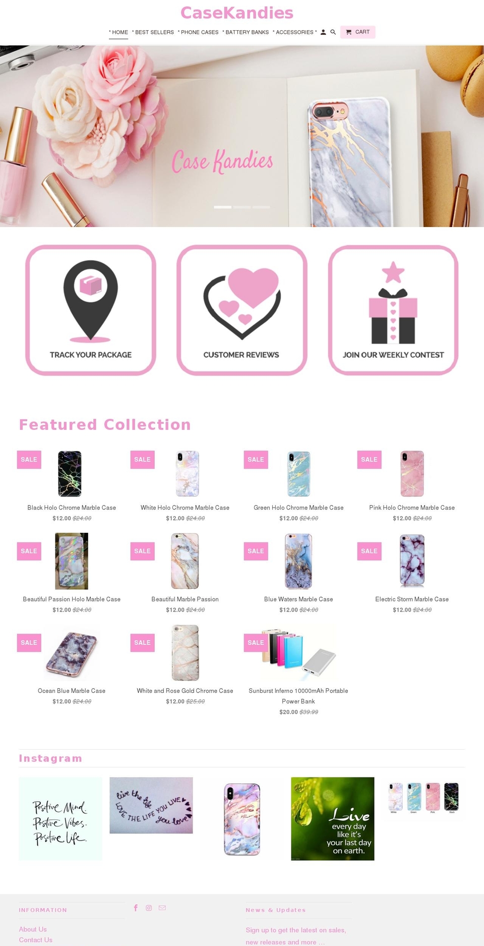 casekandies.com — Shopify storefront screenshot