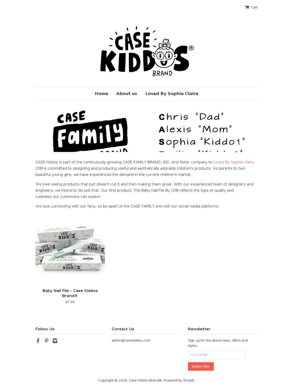 casekiddos.com — Shopify storefront screenshot