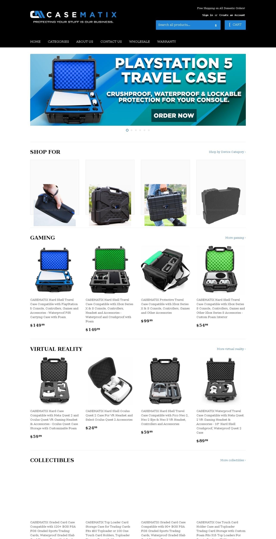 casematix.com shopify website screenshot