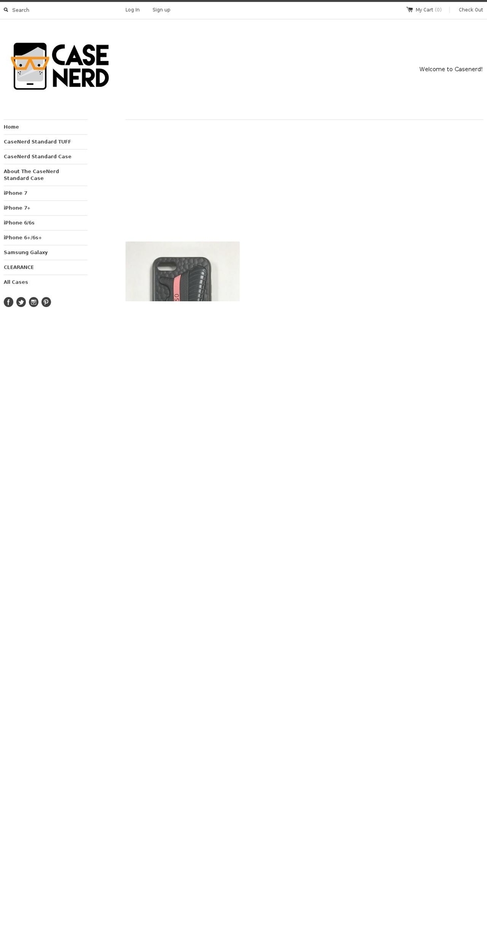 casenerd.com shopify website screenshot