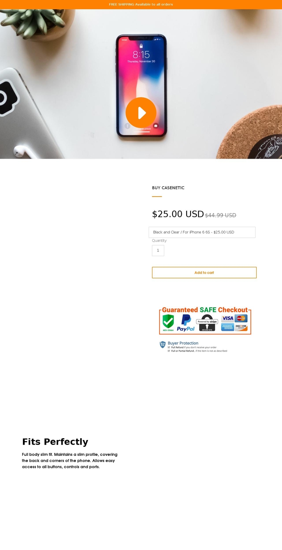 casenetic.com — Shopify storefront screenshot