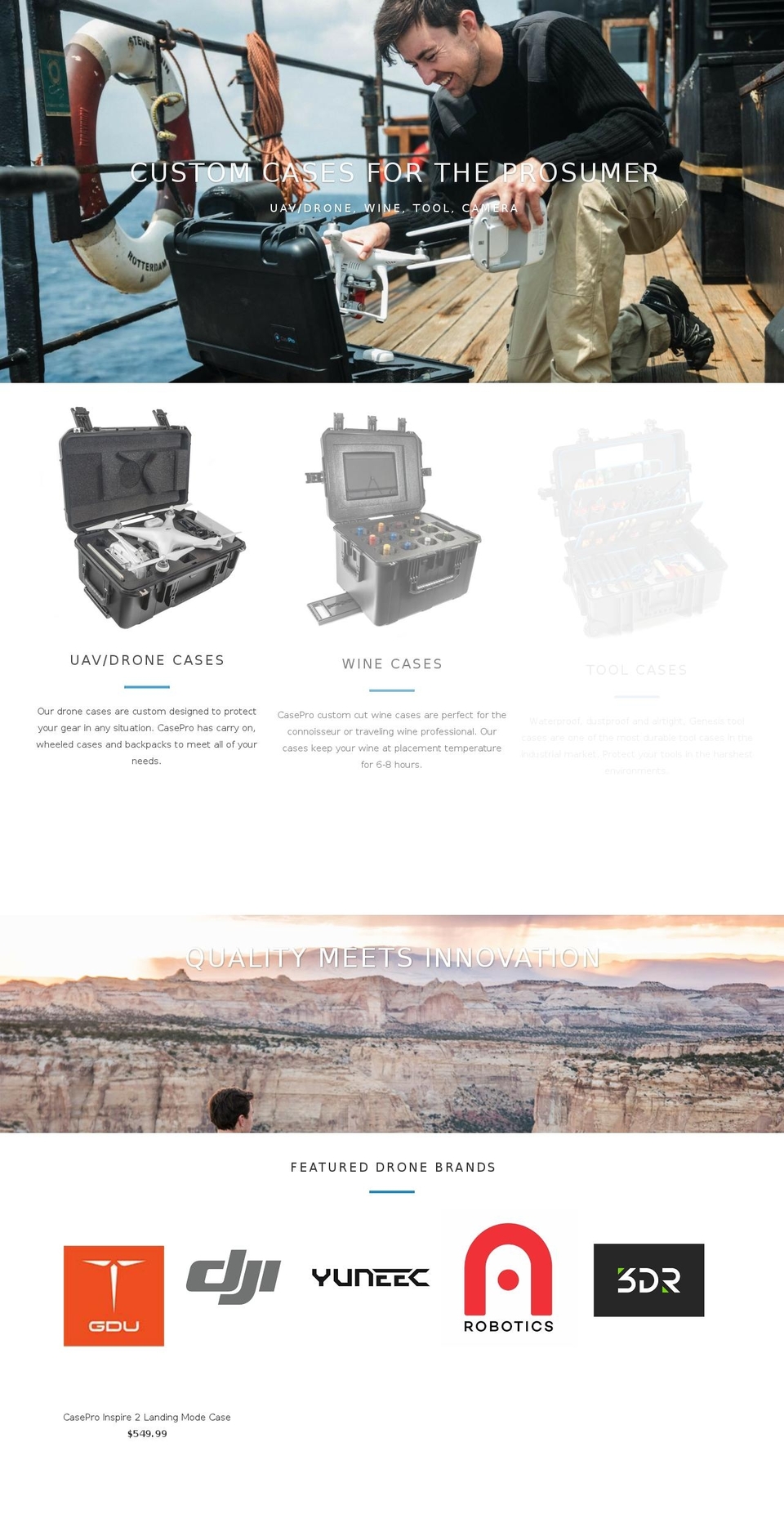 caseproproducts.com shopify website screenshot