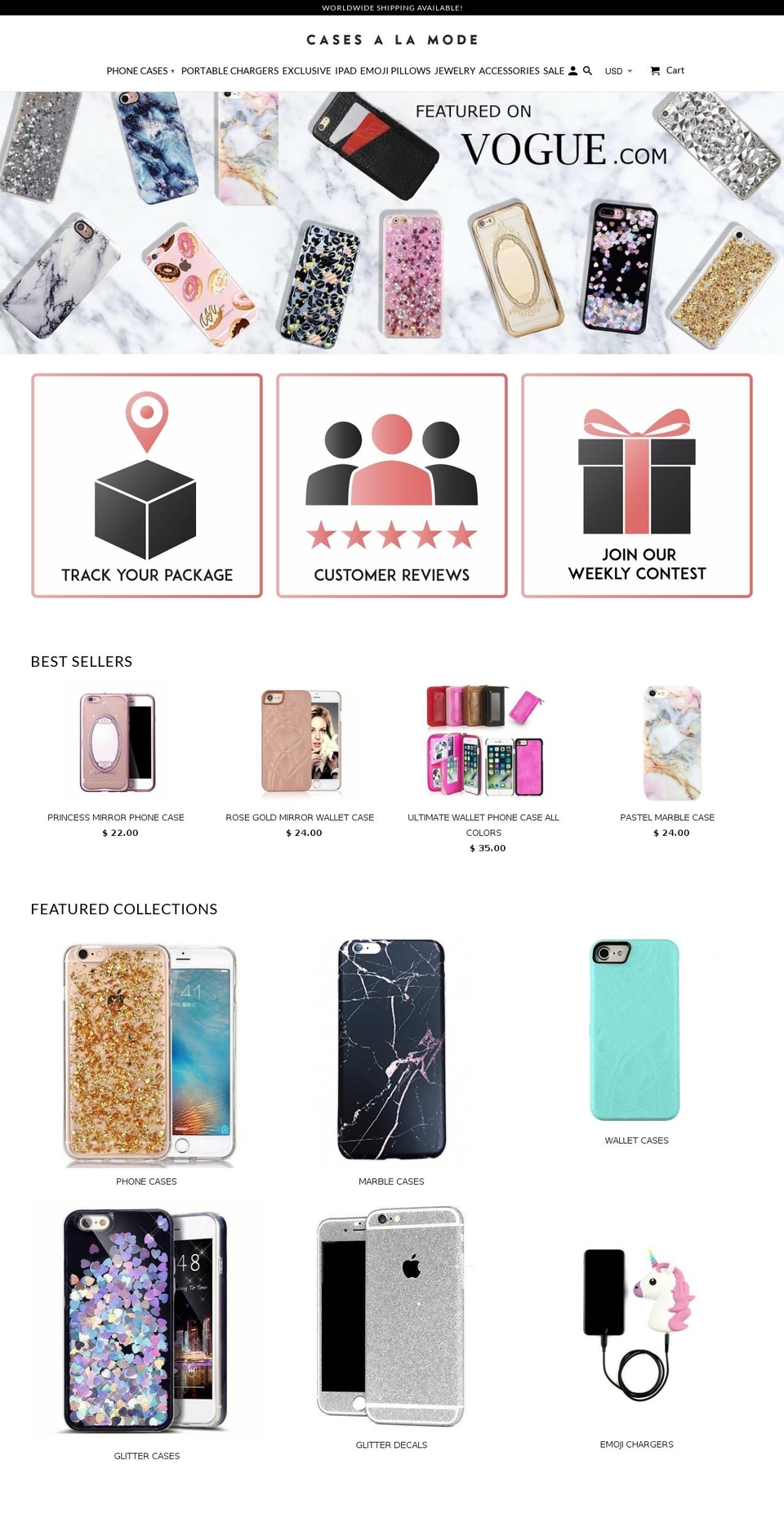 casesalamode.com shopify website screenshot