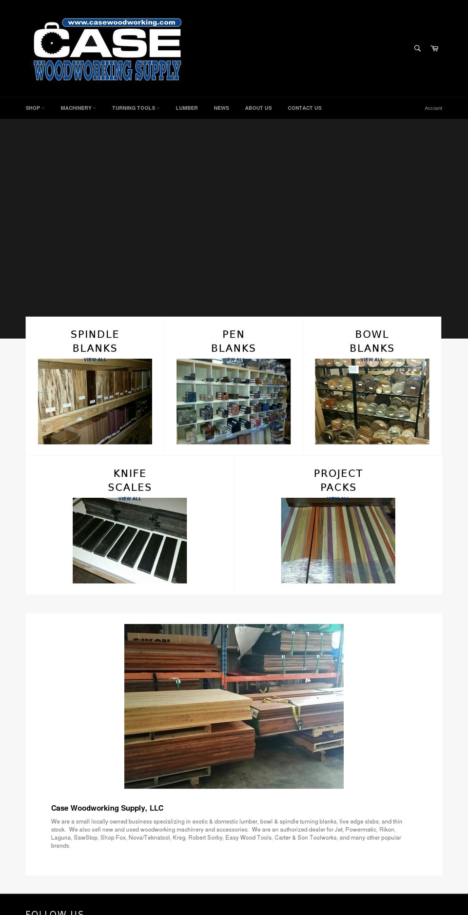 casewoodworking.com shopify website screenshot