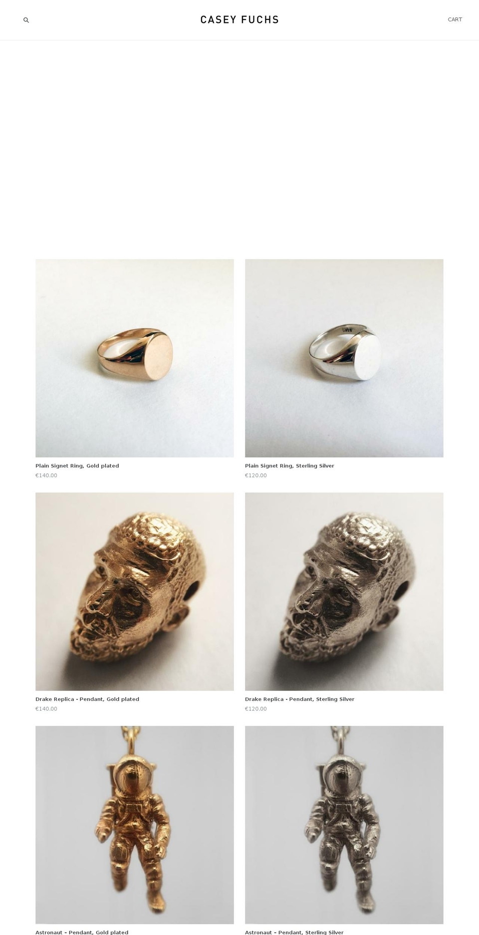 caseyfuchs.com shopify website screenshot