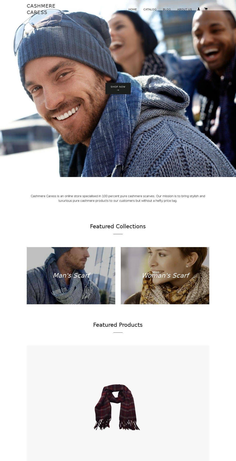 cashmerecaress.com shopify website screenshot