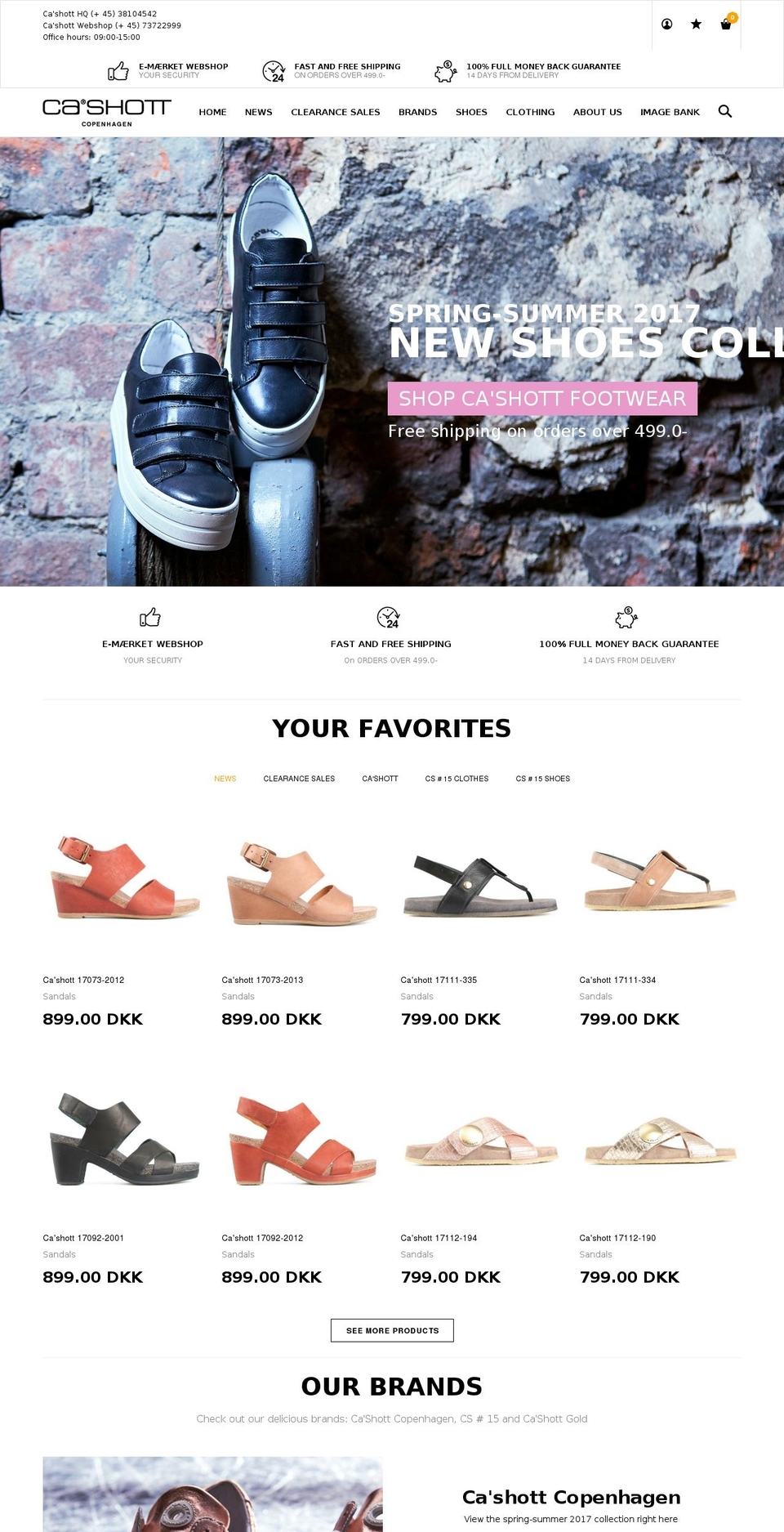 cashott.com shopify website screenshot