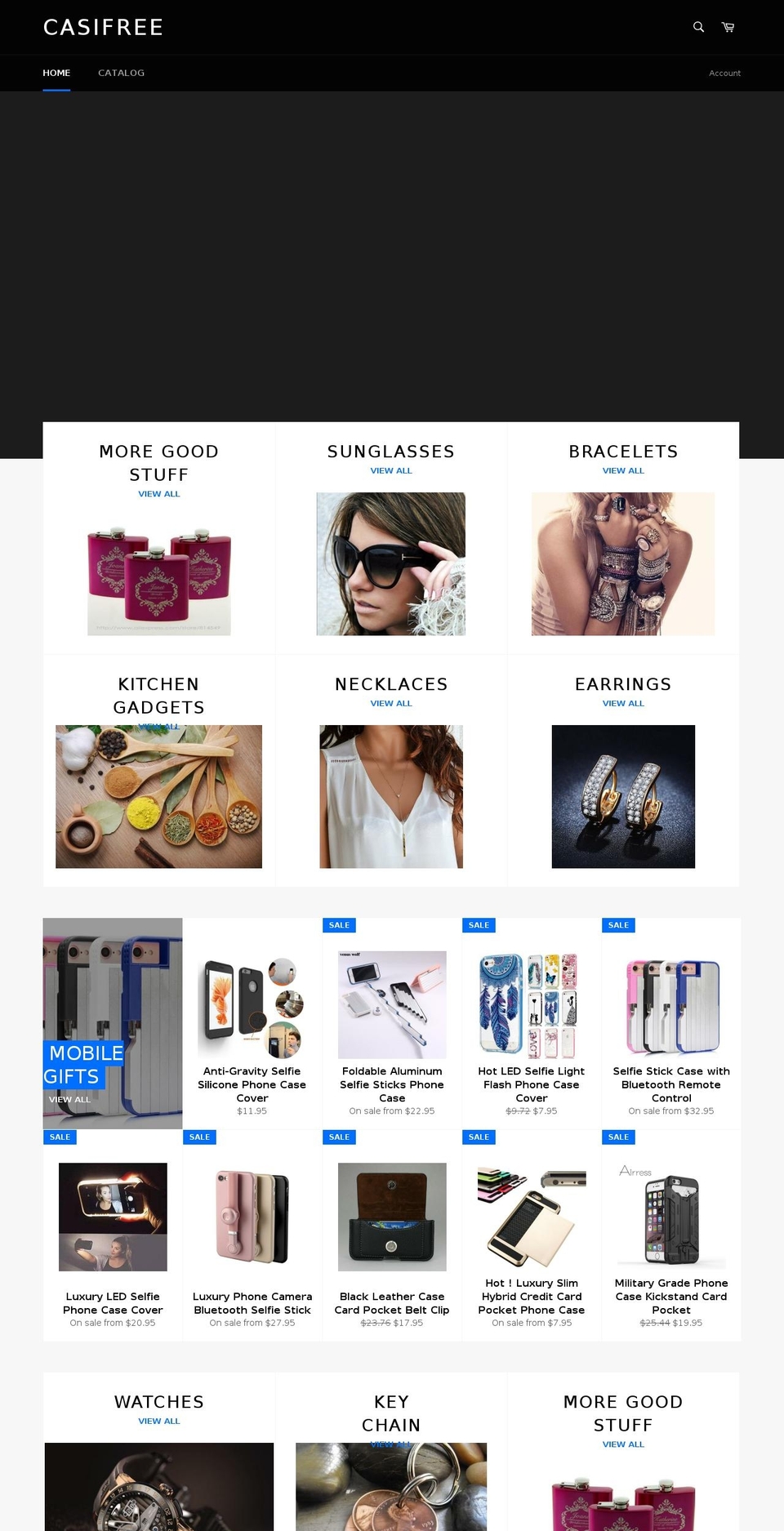 casifree.us shopify website screenshot