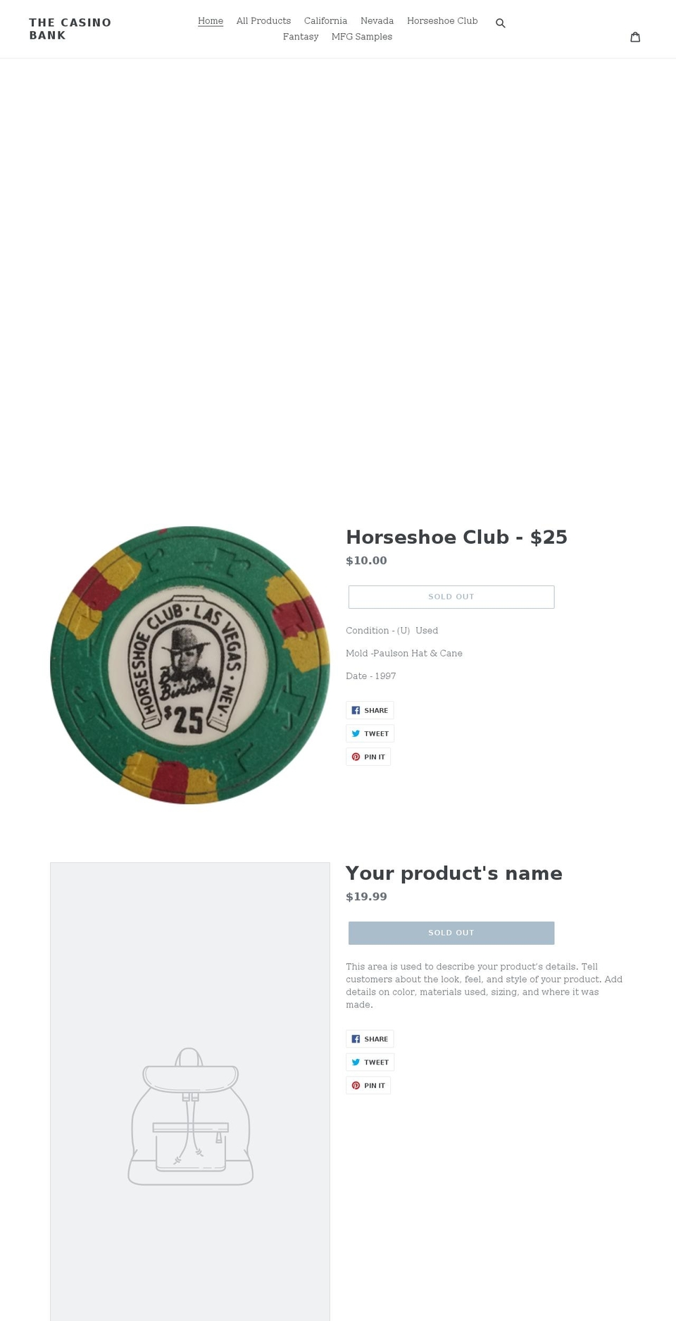 casinobank.org shopify website screenshot